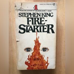 FIRESTARTER by Stephen King Signet Vintage 1981 Paperback 1st Signet Printing